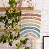 Aoibox I Am Kind Smart Inspirational Poster Hanger Frame, Boho Rainbow Wall Art with Wooden Frames, Positive Affirmation Decor - 3 of 4