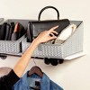 Juvale 3 Pack Non Woven Baskets, Closet Organization Bins for Home Storage (Grey, 11.4 x 11.4 x 7.9 in) - 2 of 4