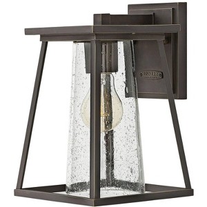 Hinkley Burke 10 3/4" High Bronze and Clear Glass Outdoor Wall Light - 1 of 1