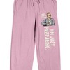 The Office Angela "I Don't Have A Headache, I'm Just Preparing" Women's Pink Sleep Pajama Pants - 2 of 3
