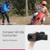 Panasonic X1600 4K Camcorder for Directors, Wide Angle Telephoto Lens with 24x Zoom, Hybrid O.I.S., 4K High-Precision AF with Face Detection, Heat - 4 of 4