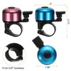 Unique Bargains Aluminum Loud Crisp Clear Sound Mini Bicycle Bells 2 Pcs - 2 of 4