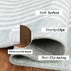 Modern Geometric Rug Soft Washable Non-Slip Low Pile Carpet Indoor for Living Room Dining Room Bedroom - 4 of 4