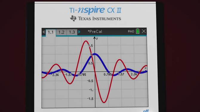 Texas Instruments Nspire Graphing Calculator CX 2, 2 of 5, play video