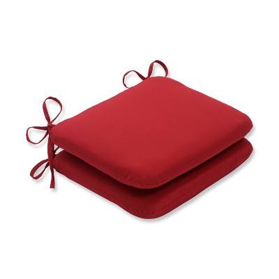 red seat pads for kitchen chairs