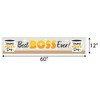 Big Dot of Happiness Happy Boss's Day - Best Boss Ever Decorations Party Banner - 2 of 4