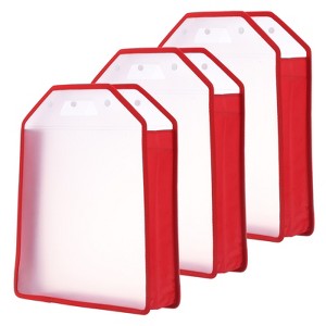 Unique Bargains Waterproof Large Capacity Scrapbook Paper Storage Organizers 3 Pcs - 1 of 4
