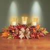Collections Etc Autumn Leaves Arrangement Votive Candle Centerpiece 22 X 9 X 9 - 2 of 2