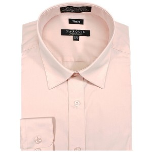 Marquis Men's Long Sleeve SLIM FIT Dress Shirt - 1 of 4
