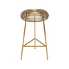 Meridian Furniture,Tuscany Gold Metal Counter Stool - 2 of 4