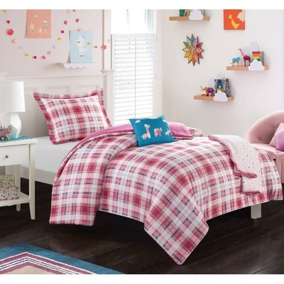 4pc Twin Cady Comforter Set Pink - Chic Home Design