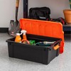 IRIS USA Lockable Heavy Duty Plastic Storage Bins Container with Lids and Secure Latching Buckles - 4 of 4