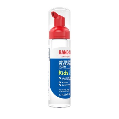 Band-Aid Kids&#39; Antiseptic Cleansing Foam - 2.3 fl oz