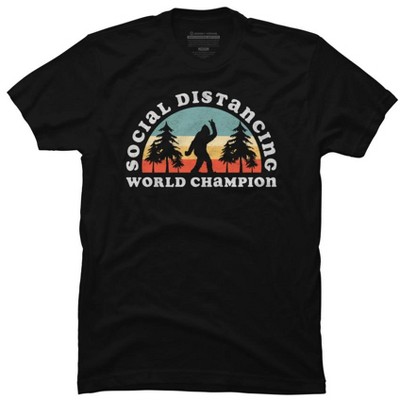 bigfoot social distancing t shirt
