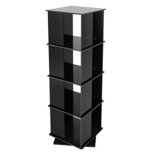 YIYIBYUS 4 Tiers Rotating Bookshelf, 360° Revolving Bookcase, Display Book Shelf - 1 of 4