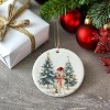 Lomsoe Labrador Ornament Christmas Tree Ornaments Decor Christmas Dogs Gifts Christmas Hanging Ceramic Ornament Christmas Decor - 4 of 4