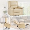 Oversized Power Lift Recliner Chair, Adjustable Reclining Chair with Massage and Heat, Faux PU Leather Massage Chair - 3 of 4