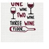 C&F Home "One Wine Two Wine Three Wine" Waffle Weave Dishtowel - 3 of 3