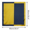 Elerevyo Women's Contrast Color Satin Silk Feeling Square Scarves Neckerchief Bandanas 35.4" X 35.4" - 3 of 4