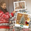 SEVOBAL 7.5ft Flocked Christmas Tree Realistic Snowy Hinged Tree Metal Stand Full Artificial Xmas Tree Holiday Decoration, White, 35"*30"*103" - 4 of 4