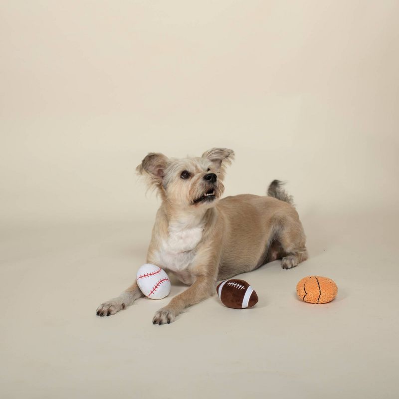 PetShop by Fringe Studio Sports Mini Dog Toy Set - 3pk, 4 of 5
