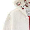 Hello Kitty Sanrio Girls Zip Up Coral Fleece Hoodie with Ears and Bow for Big Kids - 4 of 4