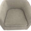 Carolina Living Ingran Barrel Swivel Upholstered Accent Chair - Gray - 4 of 4