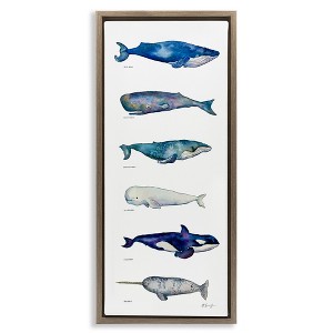 Stupell Industries Maritime Sea Life Chart, 15" x 31" - 1 of 4