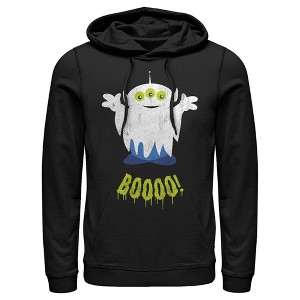 Men's Toy Story Halloween Squeeze Alien Boo Ghosts Pull Over Hoodie - 1 of 4