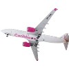 Boeing 737 MAX 8 Commercial Aircraft "Caribbean Airlines" White with Tail Graphics 1/400 Diecast Model Airplane by GeminiJets - 3 of 3