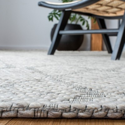 Marbella Beige Flat Woven Wool Synthetic 3' x 5' Rug