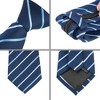 Elerevyo Men's Casual Formal Zipper Pre-Tied Classic Patterned Neck Ties - 4 of 4