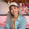 Dalix Salmon Nigiri Embroidered Sushi Cotton Dad Hat Baseball Cap Adjustable Womens - 2 of 4