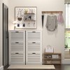 KTMBDW Shoe Cabinet with Drawers, Hidden Wood Shoe Cabinet,Freestanding Shoe Storage Cabinet for Entryway Hallway - 4 of 4