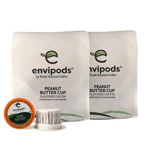 Fresh Roasted Coffee - Peanut Butter Cup Flavored Coffee - 24CT envipods - 1 of 4