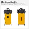 4 Piece Luggage Sets, Pc+Abs Hardside Luggage Travel Set, Lightweight Luggage With Collapsible Cup Holder, 360° Silent Spinner Wheels, Tsa Lock - 3 of 4