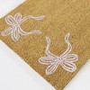 Balta Rugs 1'5"x2'5" Pink Ribbons Natural Papilio Coir Doormat - 3 of 4