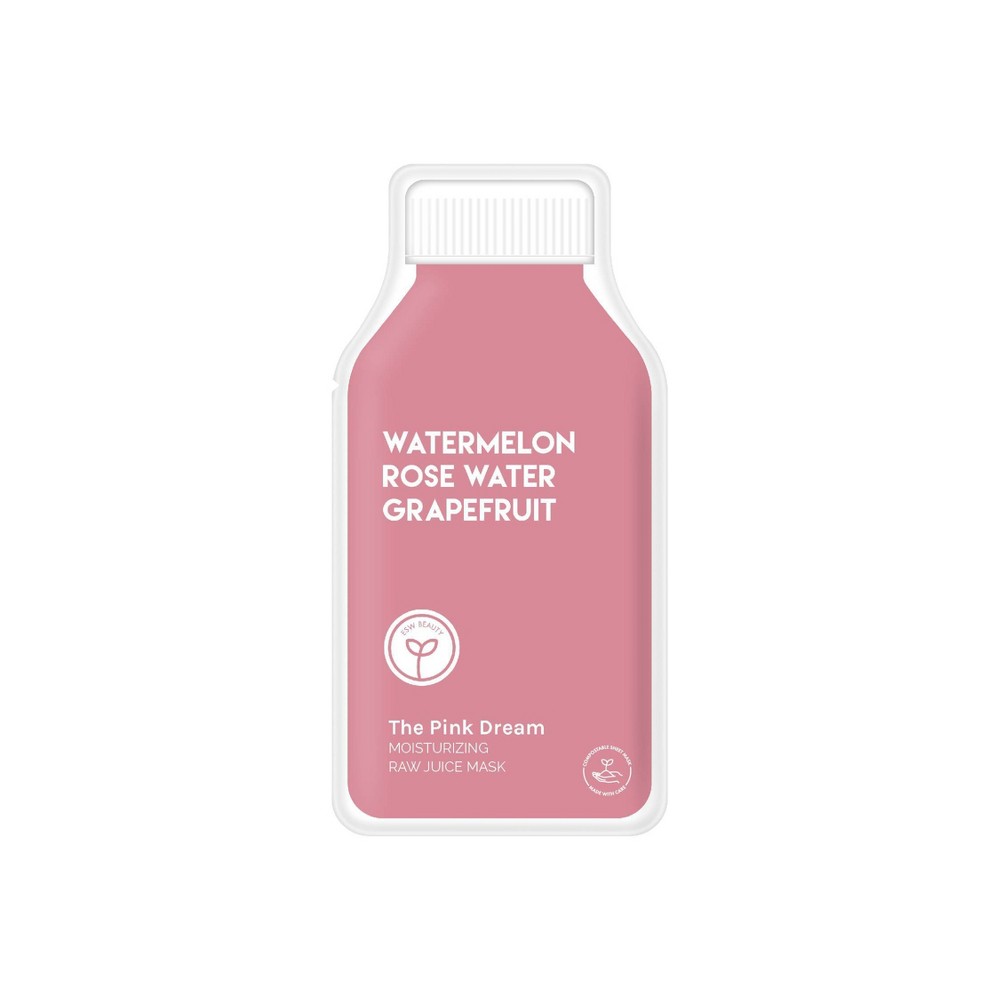 Photos - Facial / Body Cleansing Product ESW Beauty The Pink Dream Moisturizing Raw Juice Sheet Mask