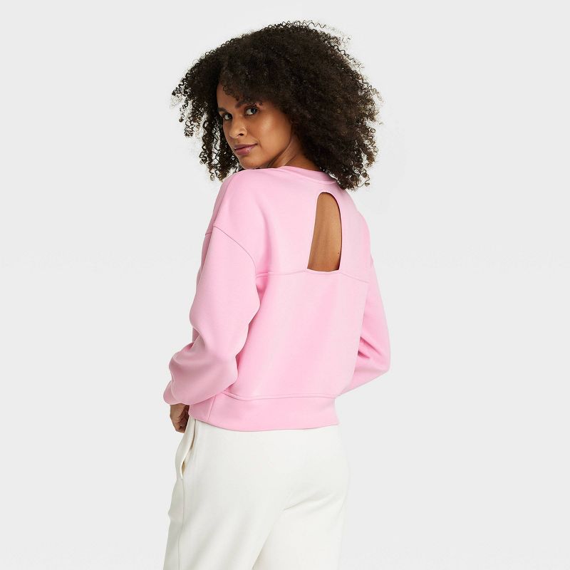 Women's Sandwash Crewneck Pullover - All In Motion™, 3 of 14