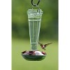 Audubon Green/Red Torchiere Decorative Glass Hummingbird Feeder - 8 Ounces - 3 of 4