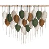 Aoibox Large Macrame Wall Hanging Boho Woven Tapestry, Chic Home Decor Modern Bohemian Handmade Leaf Feather Wall Art - 2 of 4