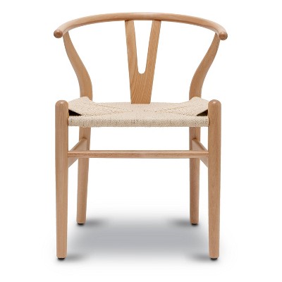 Poly & Bark Weave Chair with Woven Seat