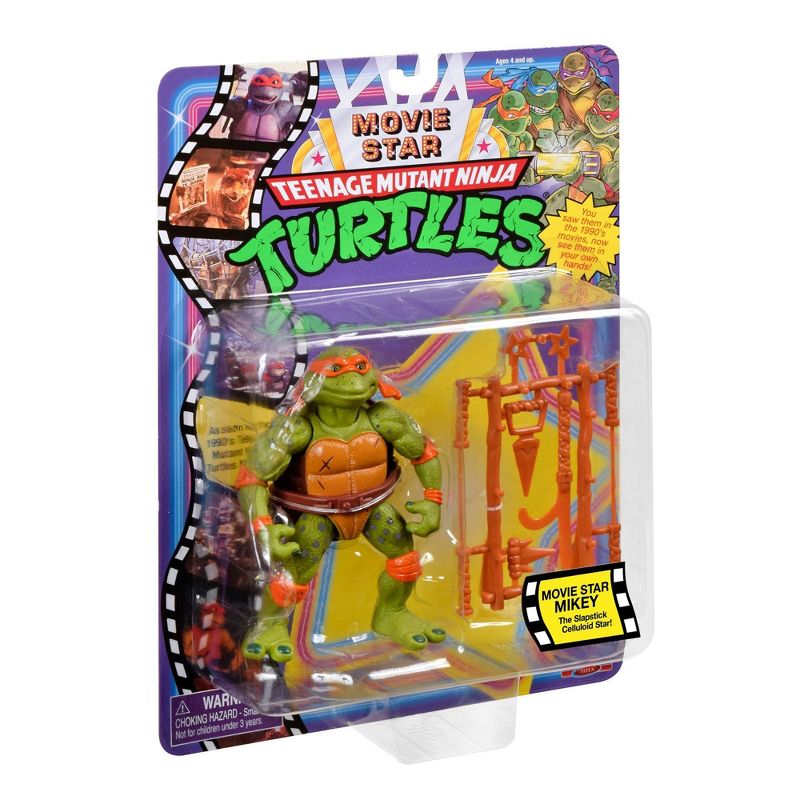 Teenage Mutant Ninja Turtles Movie Star Mikey Action Figure, 5 of 7