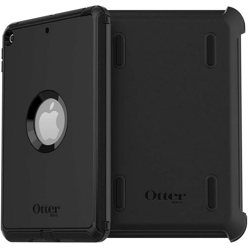 OtterBox DEFENDER SERIES Case & Stand for iPad Mini 5th Gen - Black (New), 1 of 5