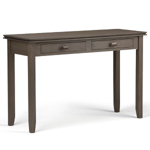 Solid Wood and ABS Transitional Console Table with 2 Drawers, Ball-Bearing Glides and Multipurpose Design - 1 of 4