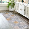 Contemporary Geometric Checkered Indoor Area Rug or Runner by Blue Nile Mills - 2 of 4