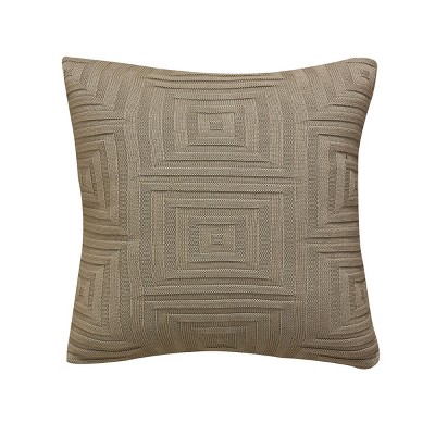Split P Stone Concentric Square Pillow Cover