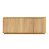 ACEPANO 64 in. W Sideboard Storage Cabinet with Wave Pattern for Bedroom and Entryway-Natural - 3 of 4