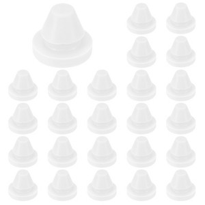 Unique Bargains Silicone Rubber Corrosion-Resistant Nap-in Locking Hole Plugs White - 1 of 4