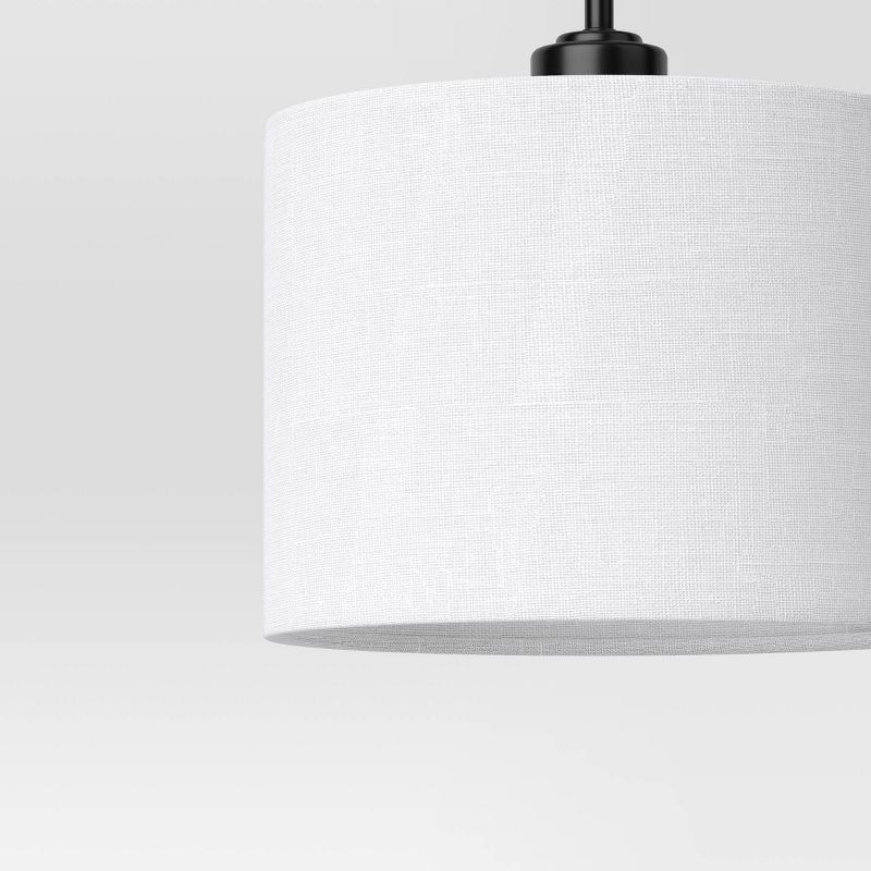Knox Adjustable Shaded Table Lamp Black - Threshold™, 4 of 11